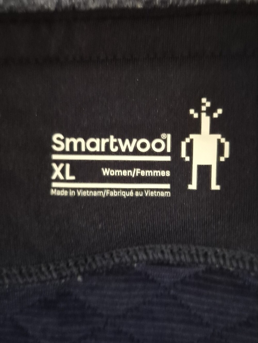 Xl)Smartwool Women's Diamond Peak Quilted Skirt Gray/ Black Merino Wool Blend - Picture 5 of 6